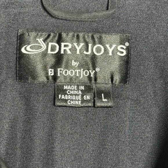 Footjoy Dryjoys Convertible Jacket Vest mens size Large Black & Blue - Picture 6 of 9
